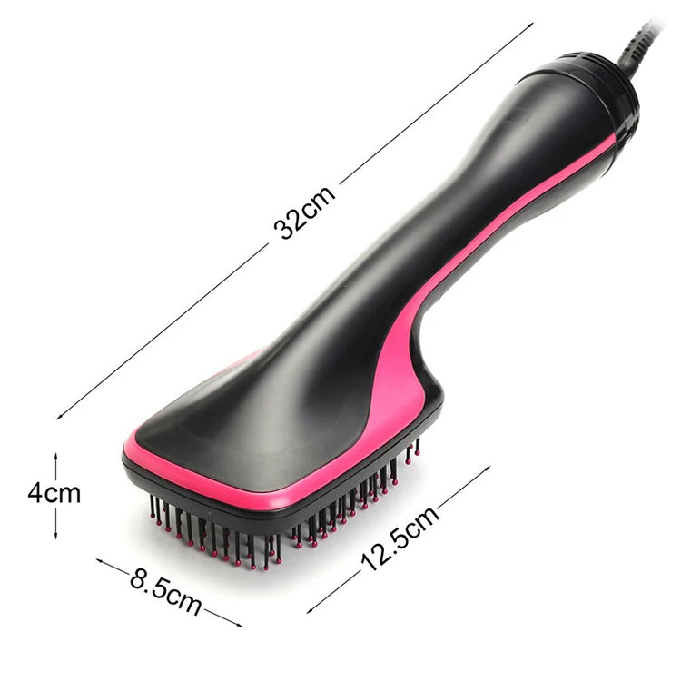 3 in 1 Hot Air Brush One Step Hair Dryer Styler Volumizer Straightener Curling Comb